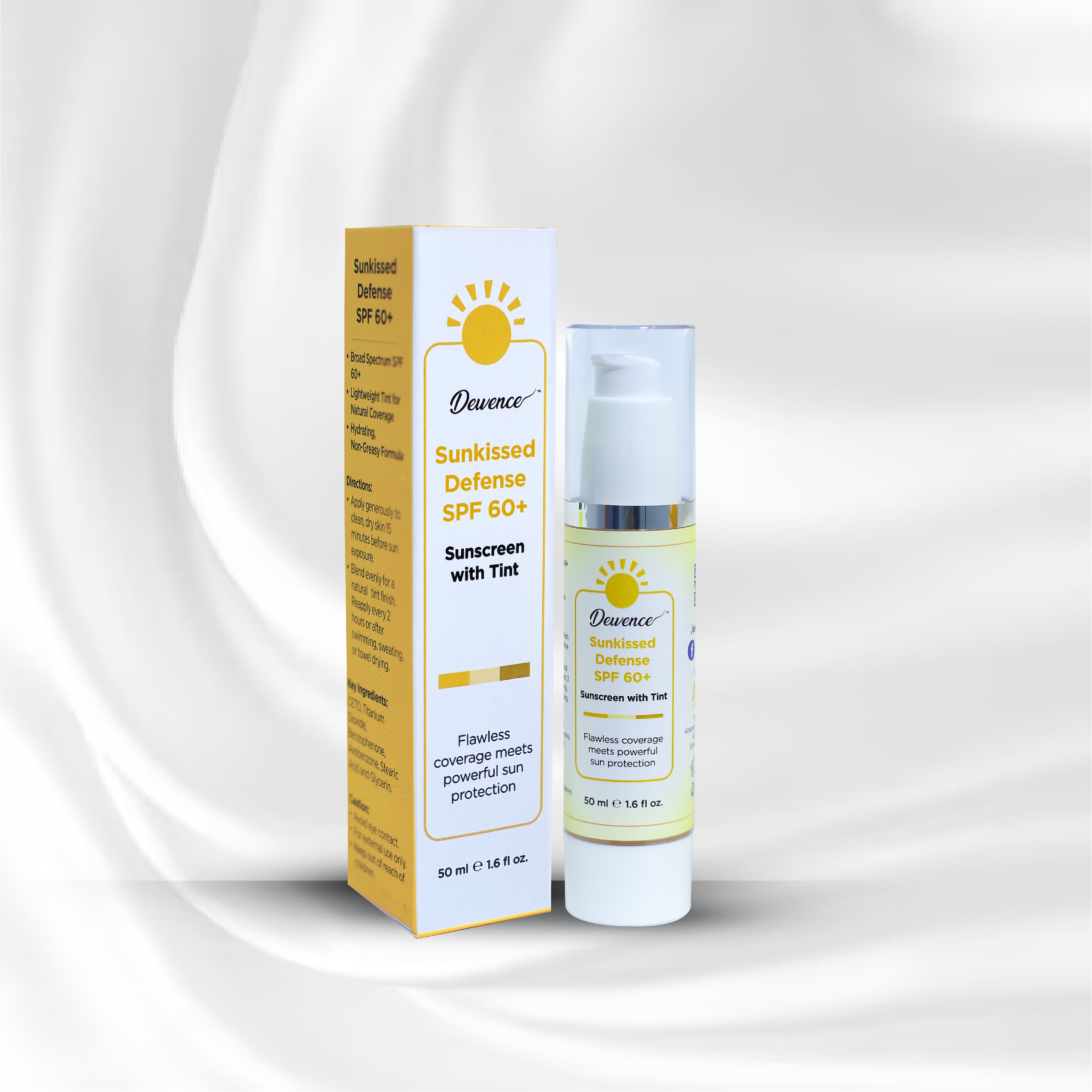 Sunkissed Defence SPF60+ Sunscreen with tint 50ml